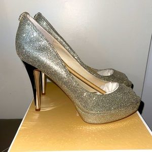 Michael Kors York Platform- Silver